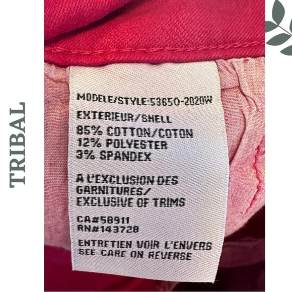 Tribal Wide Leg Jeans
Button Front Raspberry
53650-2020W-2089 Audrey
Mid Rise - Picture 5 of 5